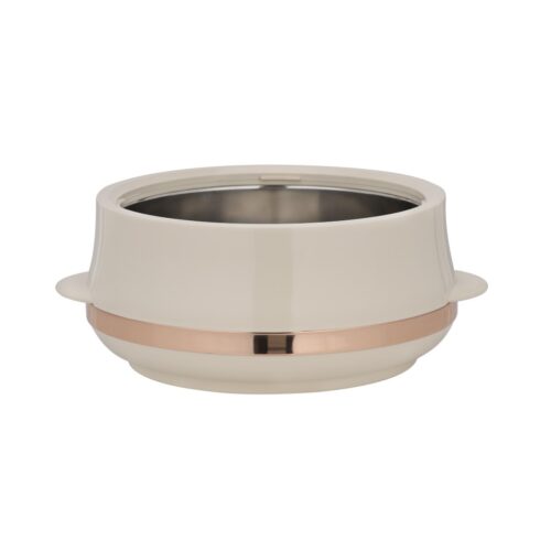 Elite Gold Insulated Casserole, Firm Twist Lock | RF11148 | Strong Handles | 6000ml Double Wall Insulated Serving Pot, Chapati Storage Box, Roti Serving Pot, Chapati Dabba - Image 2