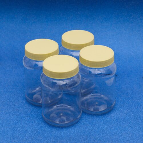 Royalford Round Airtight PET Jar, RF11225, 1000ml | Set of 4 | Transparent Jar for Pulses, Cereals and Spices| For Kitchen Organization| PET Canister| Kitchen Accessories| Leak-Proof Lid| Clear| Premium Quality - Image 6