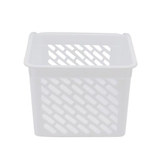 Royalford Cabinet Organizer- RF11292| PP Plastic Multi-Purpose Rectangular Organizer| Break-Resistant, Light-Weight, Durable and Stylish Construction| Perfect for Bottles, Fruits, Vegetables, Etc. in Cabinets, Refrigerators, etc| Stackable and Convenient to Hold| White - Image 2