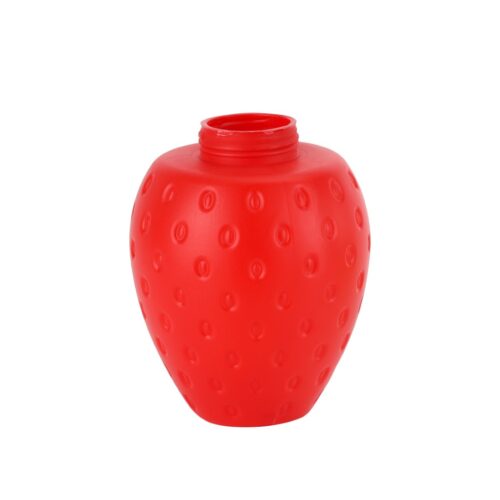 Royalford 750 ML Water Bottle with Straw- RF11359| High-Quality Plastic Bottle with Straw for Kids and Toddlers| 100% Food-Grade, Non-Toxic, Odorless with Durable and Leak-Proof PE Polymer Construction| Light-Weight and Attractive Design| Red, Strawberry-Shaped - Image 3