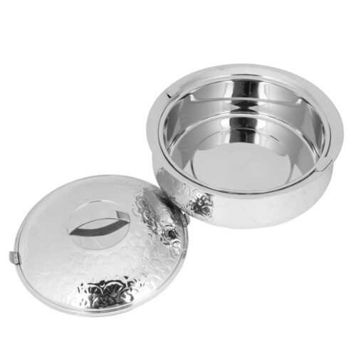 Royalford 6000 ML Phoenix Plus Stainless Steel Hotpot- RF11453| Food-Grade Hot And Cold Hotpot With Double Wall Vacuum Insulation| Firm Twist Lock To Keep Food Fresh For Long| Elegant And Unique Design, Perfect For Rice, Roti, Curry| Silver - Image 3