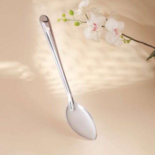 Royalford 32 CM Stainless Steel Serving Spoon- RF11478| Ideal for Cooking and Serving Food| Premium-Quality Serving Spoon, Food-Grade, Elegant and Lightweight Design| Silver - Image 6