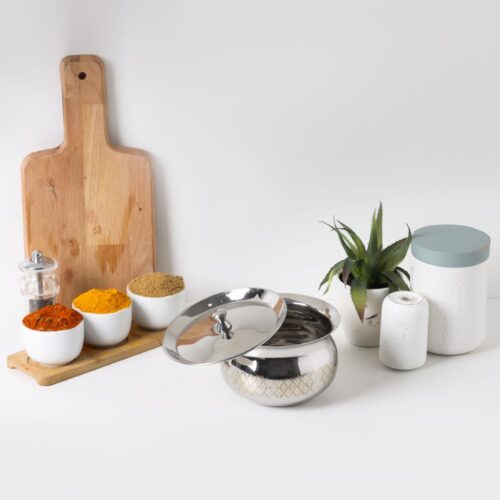 Royalford Stainless Steel Tomato Cooking Pot With Lid 13CM - Image 5