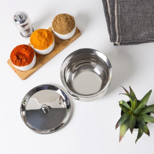 Royalford Stainless Steel Tomato Cooking Pot With Lid 13CM - Image 6