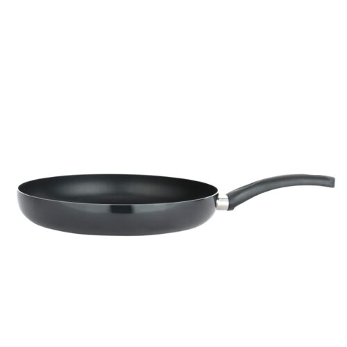 Royalford 28 CM Aluminum Fry Pan- RF11668| Strong Aluminum Body With Non-Stick Coating And Bakelite Handle| Heat Resistant Exterior, Compatible With Hot Plate, Halogen, Ceramic And Gas Stovetops| Perfect For Frying, Sauting, Tempering| Black - Image 3