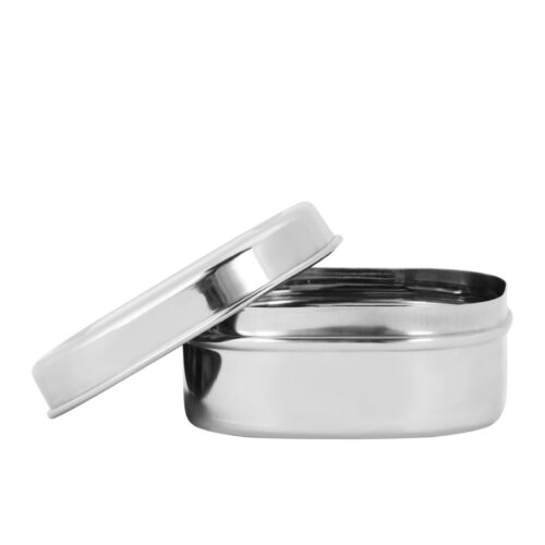 Royalford 10 CM Stainless Steel Square Dabba- RF11701| Premium-Quality, 100% Food-Grade, BPA-Free, Leak-Proof, Airtight Container to Keep Food Fresh| Compact, Portable Design, Ideal for Puris, Rice, Rotis| Silver - Image 2