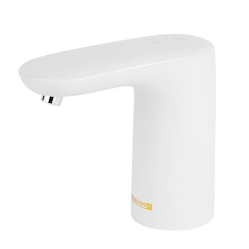 Royalford Rechargeable Water Pump- RF11734| Simple Installation, Pump for Water Gallon, With Quantitative Pumping| Can be Used at Home and Office| Portable and Light-Weight Pump with Easy Press Mechanism, 600 ML Preset Button and USB Charging| White