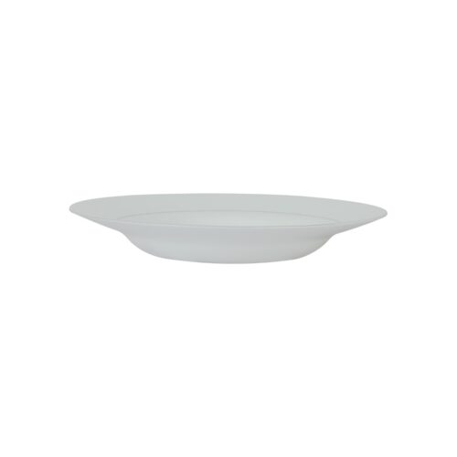 Royalford Velvett Collection 9″ Stella White Soup Plate- RF11754| Premium-Quality Opalware, Light-Weight and Food-Grade Plate with Elegant Hexagonal Design| Perfect for Serving Soup| Dishwasher-Safe and Freezer-Safe| White - Image 2
