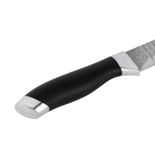 Royalford 8″ Slicer Knife- RF12008| With Extra-Sharp Stainless Steel Blades| 100% Food-Grade, Suitable for Dining Table, Home and Restaurant| Perfect for Cutting Thin Slices of Meat, Vegetables In Medium To Large Portions, Etc.| Silver and black - Image 2