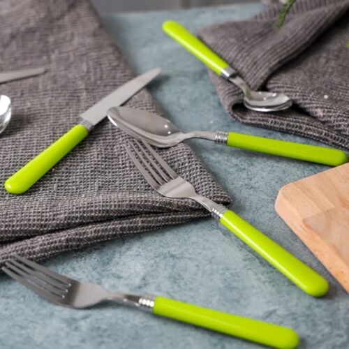 24Pc SS Cutlery Set with Holder 1X10 - Image 5