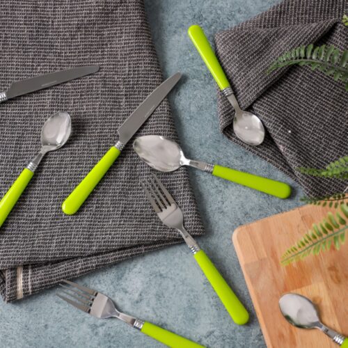 24Pc SS Cutlery Set with Holder 1X10 - Image 6