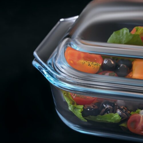 Rect.Glass Baking DishWithLid1.35L - Image 4