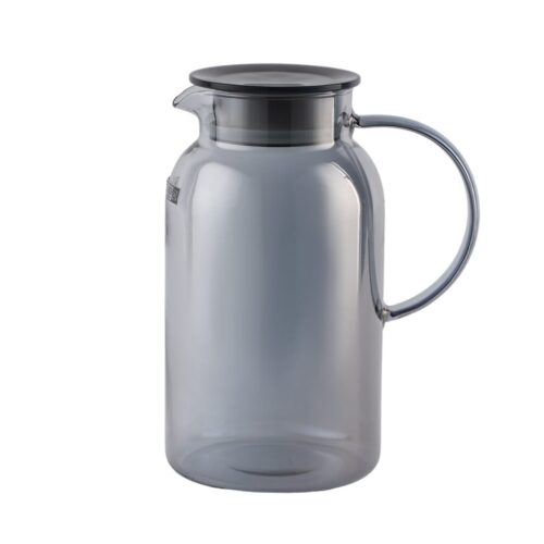 Royalford 5-Piece Water Jug and Cup Set- RF12210/ Includes 1800 ml Carafe and 4 260 ml Glasses/ with Lid, Pouring Spout, for Iced Tea, Juice, Milk, Coffee, Lemonade, Hot and Cold/ Food-Grade and Freezer Safe/ Clear - Image 3