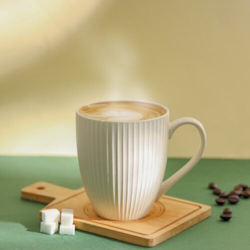 Royalford 414 ml (14 oz) New Bone Mug- RF12286/ Perfect for Hot and Cold Drinks/ Food-Grade, Non-Toxic and Safe to Use/ Stylish, Durable and Long-Lasting Design, Embossed, Modern Print, Suitable for Gifting/ White - Image 5