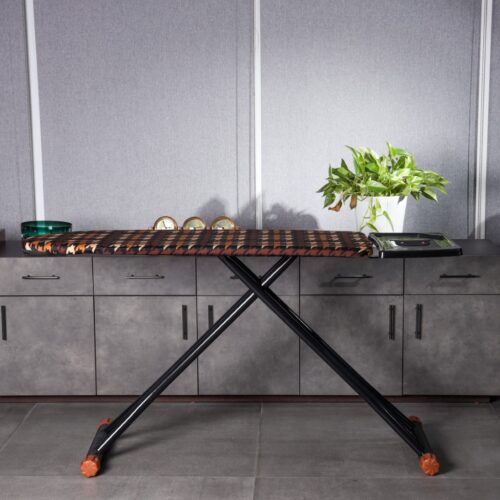 Royalford RF1968IB 144 x 38 cm Ironing Board with Steam Iron Rest, Heat Resistant, Contemporary Lightweight Iron Board with Adjustable Height and Lock System - Image 4