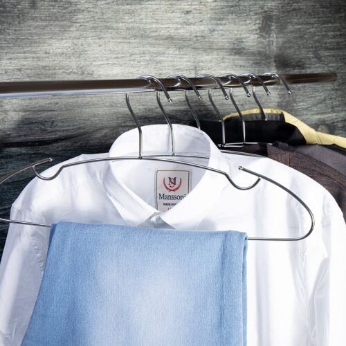 6Pcs Metal Hangers Set, 360 Rotating Swivel Hook | RF2574 | Home Premium Coat Hangers Set for Ties | High-Quality Metal Construction | Non-Slip Design - Image 3