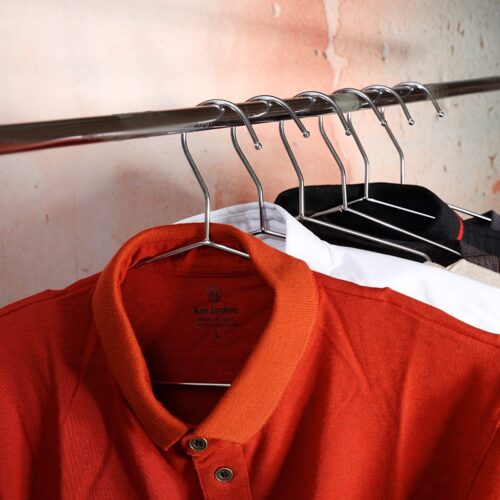 6 pcs Metal Hanger Set, 360 Rotating Swivel Hook | RF2575 | Home Premium Coat Hangers Set for General Use | High-Quality Metal Construction & Non-Slip Design - Image 3