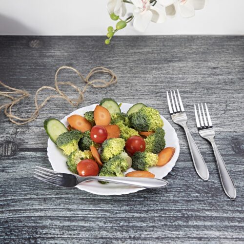 Royalford RF3002 3Pcs Table Fork Set – Ideal for Eating Salad, Dessert, Appetizer, Fruit Salad, Chinese Food and more | Dishwasher Safe | Dinner Forks, Table Forks Ideal for Family, Hotels, & Office - Image 3