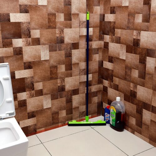 Royalford RF3044 Multipurpose Floor Wiper, Extra Long Handle | Portable Lightweight Commercial Standard Floor Squeegee Long Handle | Hanging Loop with Detacheable Broad Wiper | Ideal for Wet Room, Floor, Windows, Tile, Shower, Garage - Image 4