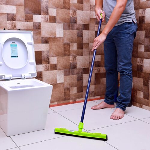 Royalford RF3044 Multipurpose Floor Wiper, Extra Long Handle | Portable Lightweight Commercial Standard Floor Squeegee Long Handle | Hanging Loop with Detacheable Broad Wiper | Ideal for Wet Room, Floor, Windows, Tile, Shower, Garage - Image 3