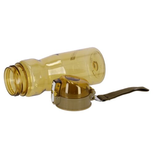 Royalford RF5225TN 550ml Water Bottle- Reusable Water Bottle | Wide Mouth with Hanging Clip | Button Lock Lid with Transparent Body | Perfect while Travelling, Camping, Trekking & More - Image 2