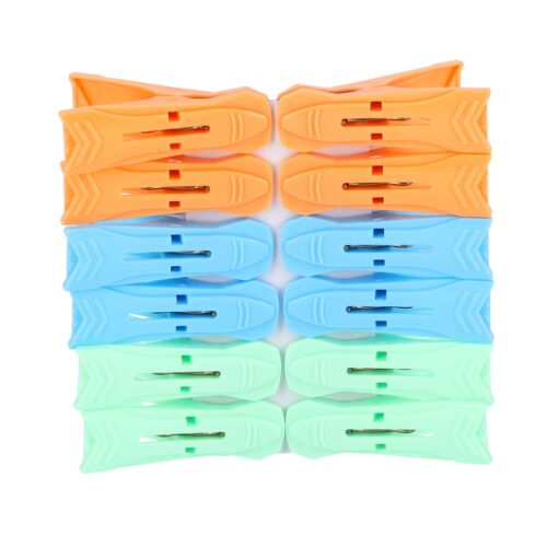 Multi-Purpose 12 Pieces Cloth Clip- Royalford RF5281