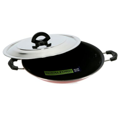 Non-Stick Appam Pan with Lids Royalford RF5758 - Image 2