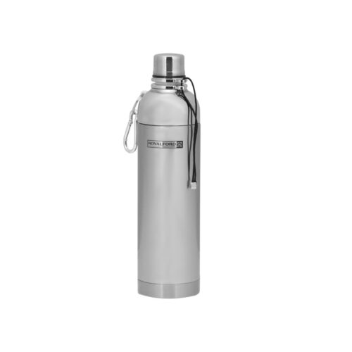 Royalford RF6147 500ml Vacuum Bottle – Double Wall Stainless Steel Flask & Water Bottle – Hot & Cold Leak-Resistant Sports Drink Bottle – High-Quality Vacuum Insulation Bottle for Indoor Outdoor Use
