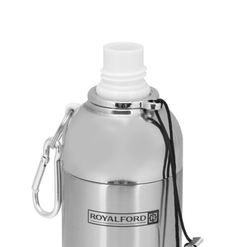 Royalford RF6147 500ml Vacuum Bottle – Double Wall Stainless Steel Flask & Water Bottle – Hot & Cold Leak-Resistant Sports Drink Bottle – High-Quality Vacuum Insulation Bottle for Indoor Outdoor Use - Image 2