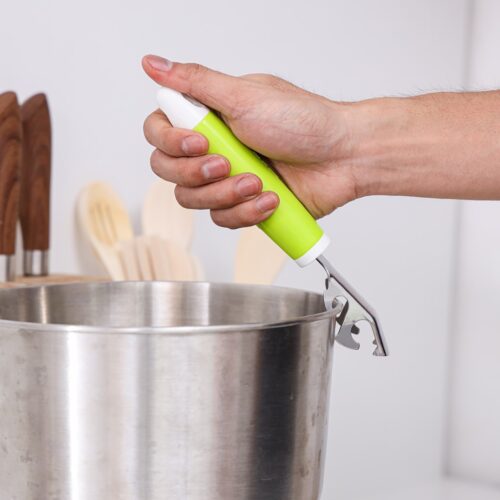 Dishes Clip with Stainless Steel Blade – Cooking Tong Kitchen Multifunction Plate Dish Clip Non-Slip Anti-Scald Handheld Bowl Pot Clamps with Comfortable Handle & Hanging Loop - Image 4