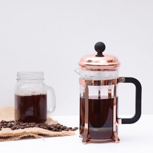 Royalford 600ml Glass French Press – Stainless Steel Plunger Lightweight with High Grip Handle | Perfect Pouring Spout | Ideal to Make Espresso & Tea | Use at Home, Office, Camping - Image 4
