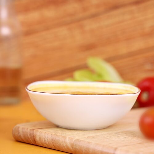 Royalford RF7876 Opal Imperial Gold Serving/Soup Bowl – 6.5 Inch| Elegant Design| Multipurpose| Ideal for cereals, pasta, soup, rice, stews, fruits & more - Image 6