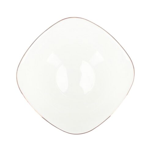 Royalford RF7876 Opal Imperial Gold Serving/Soup Bowl – 6.5 Inch| Elegant Design| Multipurpose| Ideal for cereals, pasta, soup, rice, stews, fruits & more - Image 3