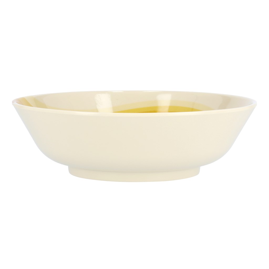 RF8045-WB-1jpg Royalford 8.5-inch Melamine Ware Super Rays Serving Bowl – Portable, Lightweight Breakfast Cereal Dessert Serving Bowl | Dishwasher & Microwave Free | Ideal for Rice, Pasta, Desserts & More (Orange) - Image 1