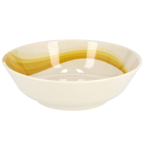 Royalford 8.5-inch Melamine Ware Super Rays Serving Bowl – Portable, Lightweight Breakfast Cereal Dessert Serving Bowl | Dishwasher & Microwave Free | Ideal for Rice, Pasta, Desserts & More (Orange) - Image 2