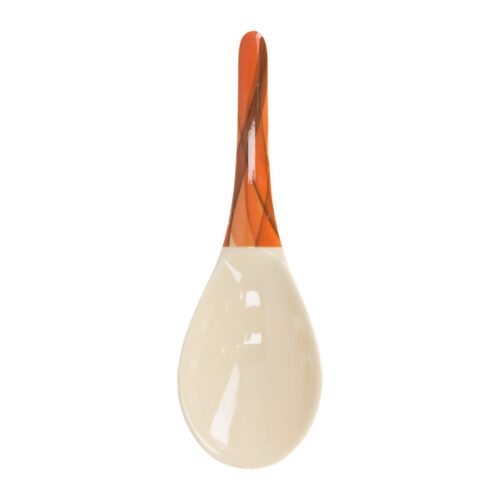 Royalford RF8092 Melamine Ware 8.5Inch Super Rays Rice Spoon – Long Handle – Dinner Cutlery, Dining Utensils – Ideal for Dinner, Parties & Outings| Brown