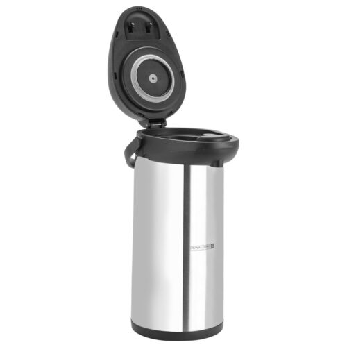 Royalford RF8338 5L Double Wall Vacuum Flask Stainless steel – Keeping Hot/Cold Retention, Pump Action Spill Proof Pouring Coffee, Hot Water, Tea, Beverage | Ideal for Commercial & Outings - Image 2