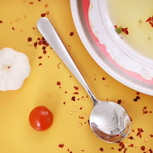 Royalford RF8666 Stainless Steel Soup Spoons – Set of 2 Pcs | Dishwasher Safe | ideal for hot soups, cereals, soup, kheer, bouillon or hot chocolate & more - Image 3
