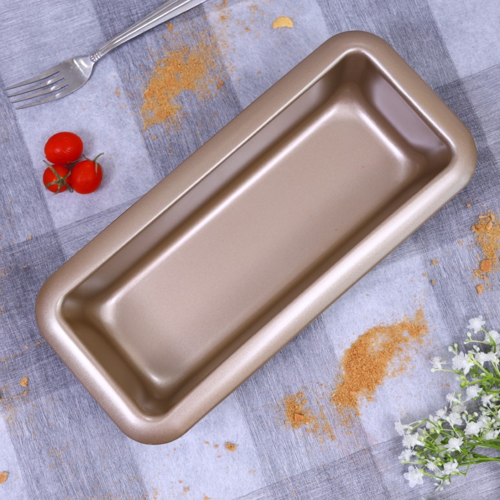RF8788-LS2jpeg Royalford RF8788 Non-Stick Loaf Pan | 34.5 X 15.8 X 6.5 Cm | Aluminium Build with Premium Non-Stick Coating for Easy Release & Clean Up – Oven Safe Bread Baking Mould – Ideal for Loaves, Bread, Cake – 0.5MM Thick - Image 1