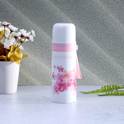 Royalford RF9259 350ML/12 oz Stainless Steel Vacuum Bottle – Stainless Steel Flask & Water Bottle – Hot & Cold Leak-Resistant Sports Drink Bottle – Vacuum Insulation Bottle for Indoor Outdoor Use - Image 3