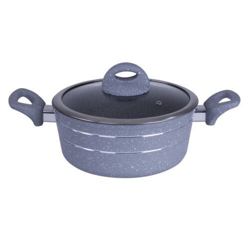 28cm Die-Cast Aluminium Casserole with Glass Lid Royalford | RF9470 | - Image 3