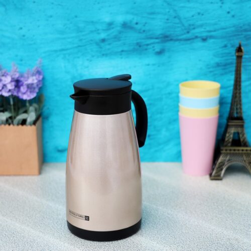 Royalford RF9701 1.5L Coffee Pot – Portable Heat Insulated Thermos for Keeping Hot/Cold Vacuum Insulation | Stainless Steel Inner Pot | Coffee, Hot Water, Tea, Beverage | Ideal for Commercial & Outings - Image 4