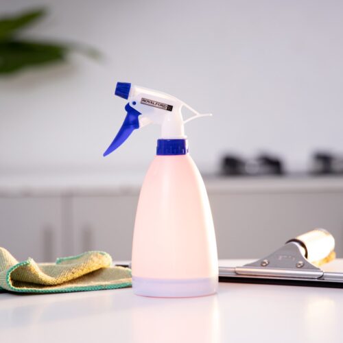 Spray Bottle | 500ml | Leak Proof Trigger Sprayer | RF9747 | Water Mist Stream Liquid Container | Portable and Durable Transparent Body | Ideal for Salon, Tattooing, Hairdressing - Image 2