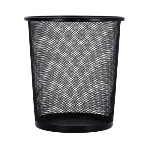 Royalford RF9796 Mesh Waste Bin – Portable Round Metal Small Trash Can Wastebasket, Garbage Container Bin Paper Bin | Compact Design | Ideal for Bathrooms, Kitchens, Home Offices & More - Image 2
