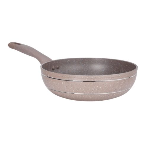 Royalford 26 CM Smart Wok Pan with Marble Coating- RF9840|Forged Aluminum Body with 3.8 MM Extra Thick Bottom| Induction Compatible and Soft Touch Handle| PFOA-Free and PTFE-Free| Blue - Image 3