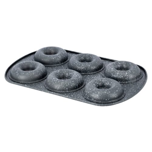 Royalford RF9905 Doughnut Pans for Baking | 0.5 mm thickness | with 6 Slots – Reusable Bagel Mold Tray for Prolonged Use | Microwave, & Freezer Safe | Baking Molds for Small Donuts, Cookie, Resin Art, & More - Image 2