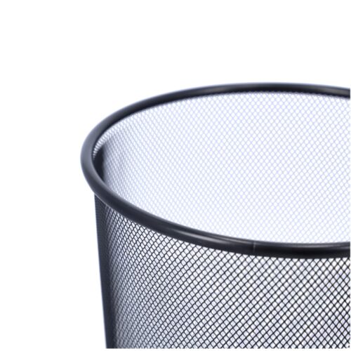 Royalford Mesh Waste Bin – Portable Round Metal Small Trash Can Wastebasket, Garbage Container Bin Paper Bin | Compact Design | Ideal for Bathrooms, Kitchens, Home Offices & More - Image 2