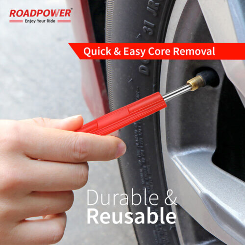 ROADPOWER Valve Core Removal Tool, Tire Repair Tool Valve Core for Car, Truck, Bike Screwdriver for Tire - Image 8