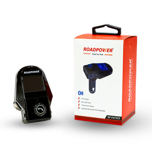 Bluetooth FM Transmitter with LED Display FM Radio Adapter Music Player Car Kit with Hands-Free Calling with USB Mobile Charger