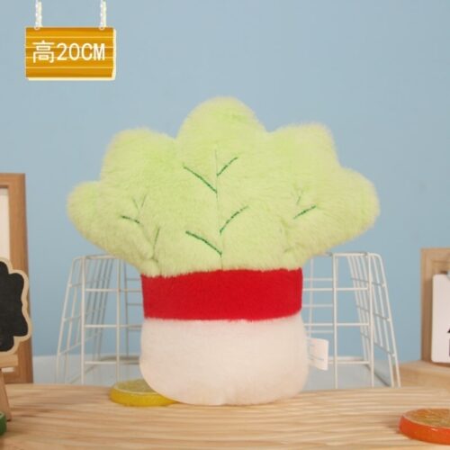 Rabbit Fur Chinese Cabbage Doll 20cm MOQ:1 B0X